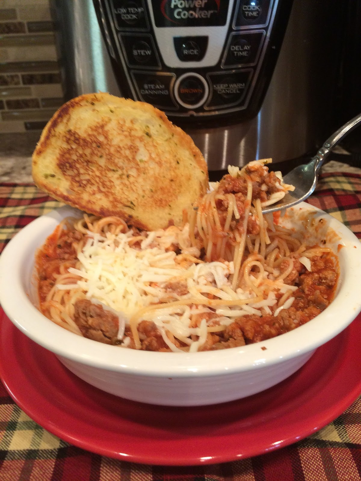 Pressure Cooker Spaghetti Chasing Saturdays