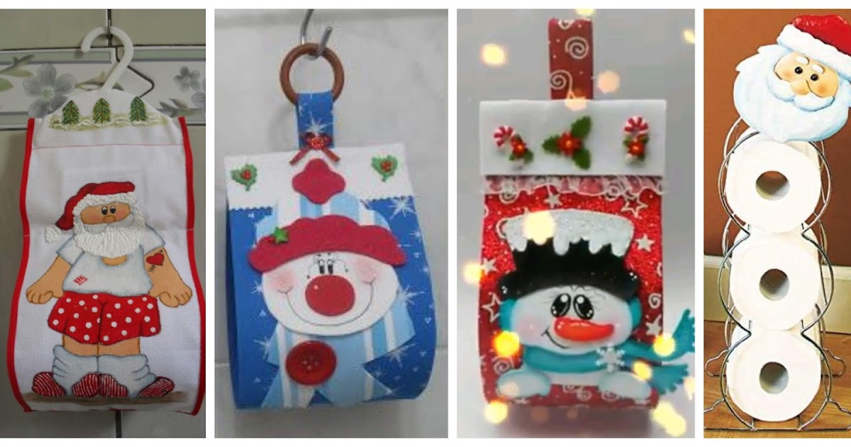 Aprende cómo hacer lindos porta rollos navideños paso a paso