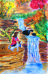 watercolor painting simple tricks fun draw colors bike