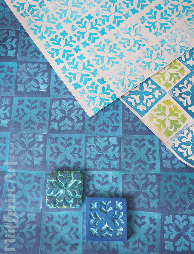 Fliesenmuster Stempel nach ©muellerinart Fliesenmuster Stempel nach ©muellerinart