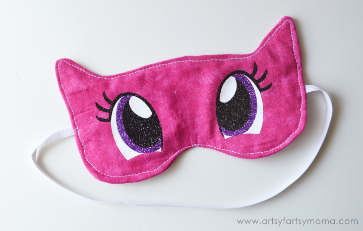 DIY My Little Pony Eye Mask at artsyfartsymama.com