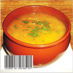 Sopa com massa caseira
