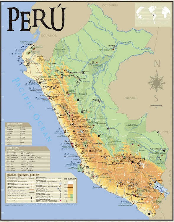 Mapa do Peru