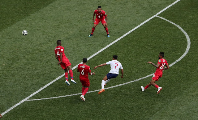 Goal! Jesse Lingard makes it England 3-0 Panama (Video)