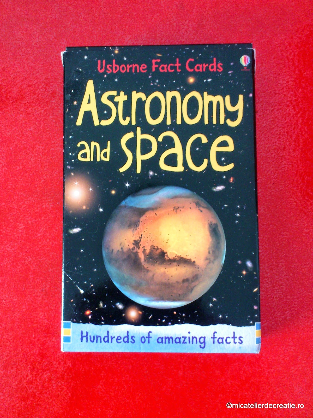 Mic Atelier De Creatie Astronomy And Space Usborne Fact Cards