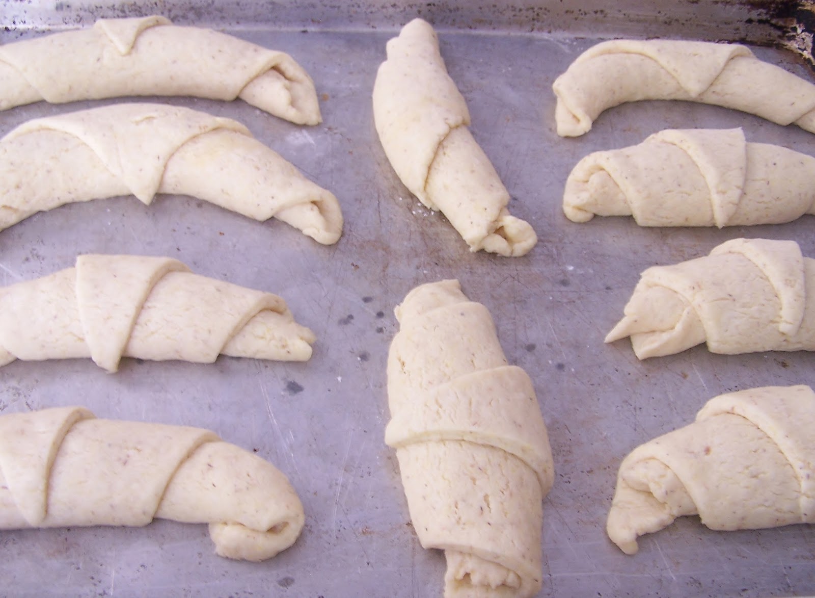 Incredibly Easy Gluten Free Crescent Rolls, aka almost Croissants!