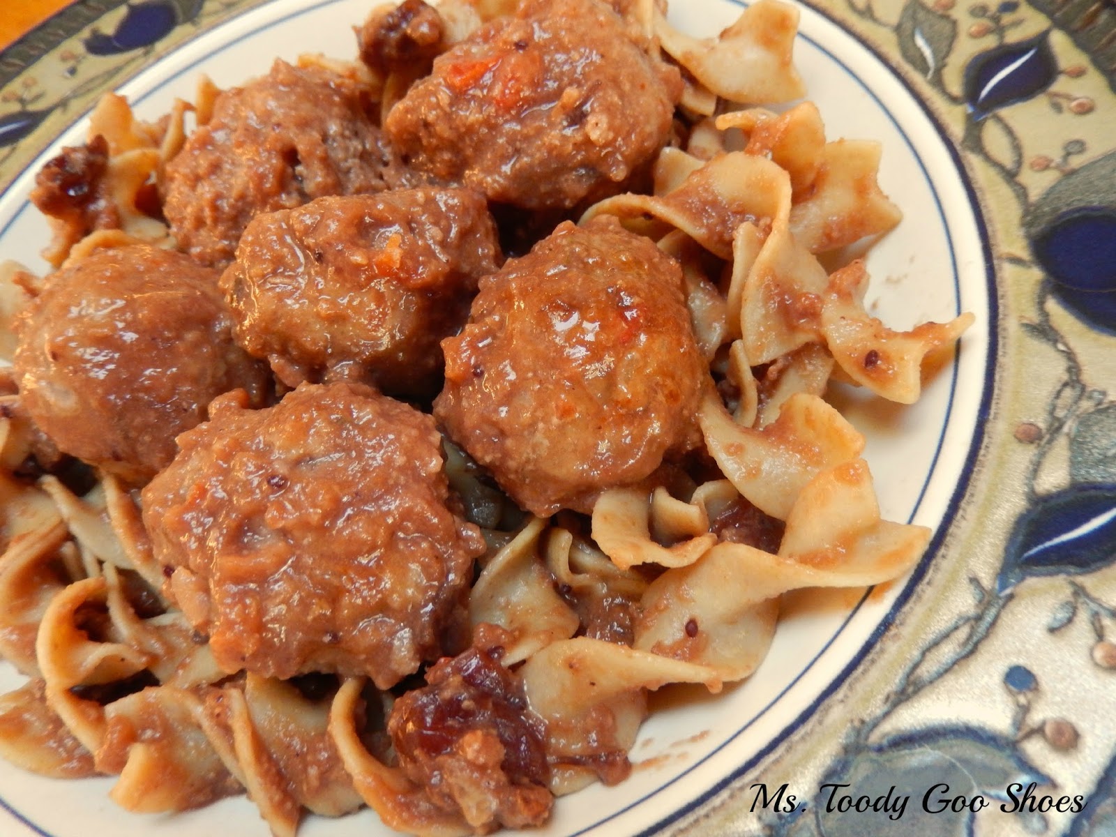 Sweet and Sour Turkey Meatballs by Ms. Toody Goo Shoes