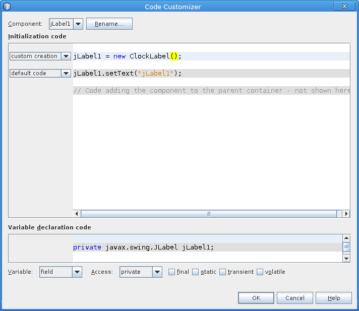 Java Swing : Membuat Tampilan JLabel Jam