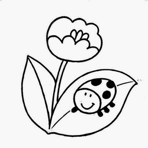 Maestra de Infantil: Dibujos grandes para colorear por niños de 3 años