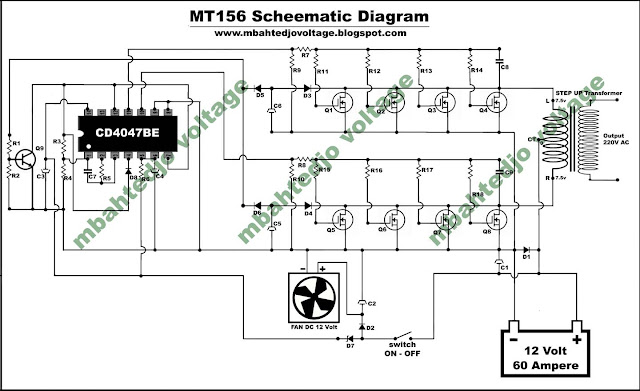 mbahtedjo voltage: STRONG INVERTER MT156 - Scheematic Diagram MT156
