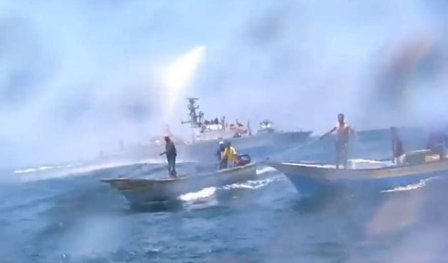 Dispararon desde Gaza contra un buque de la Marina israelí Dispararon desde Gaza contra un buque de la Marina israelí