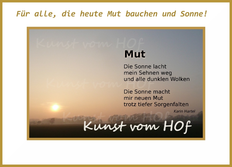 Die Sonne Lacht Kunst Vom Hof