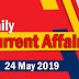 Kerala PSC Daily Malayalam Current Affairs 24 May 2019