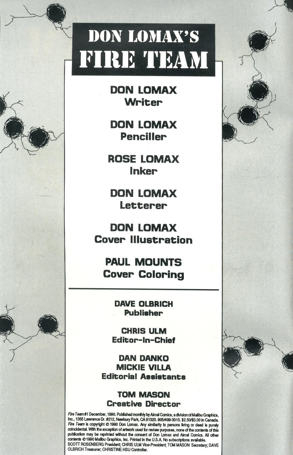 Read online Fire Team comic -  Issue #1 - 2