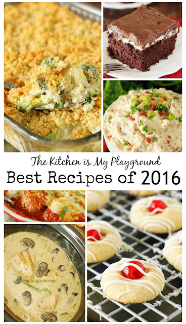 Top 16 Best Recipes of 2016 ~ These 16 dishes are the reader favorites of the year from The Kitchen is My Playground's posts. And my-oh-my, what a delicious year it's been!  www.thekitchenismyplayground.com
