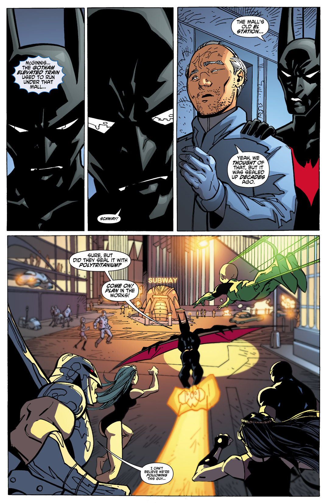 Read online Batman Beyond (2011) comic -  Issue #2 - 16