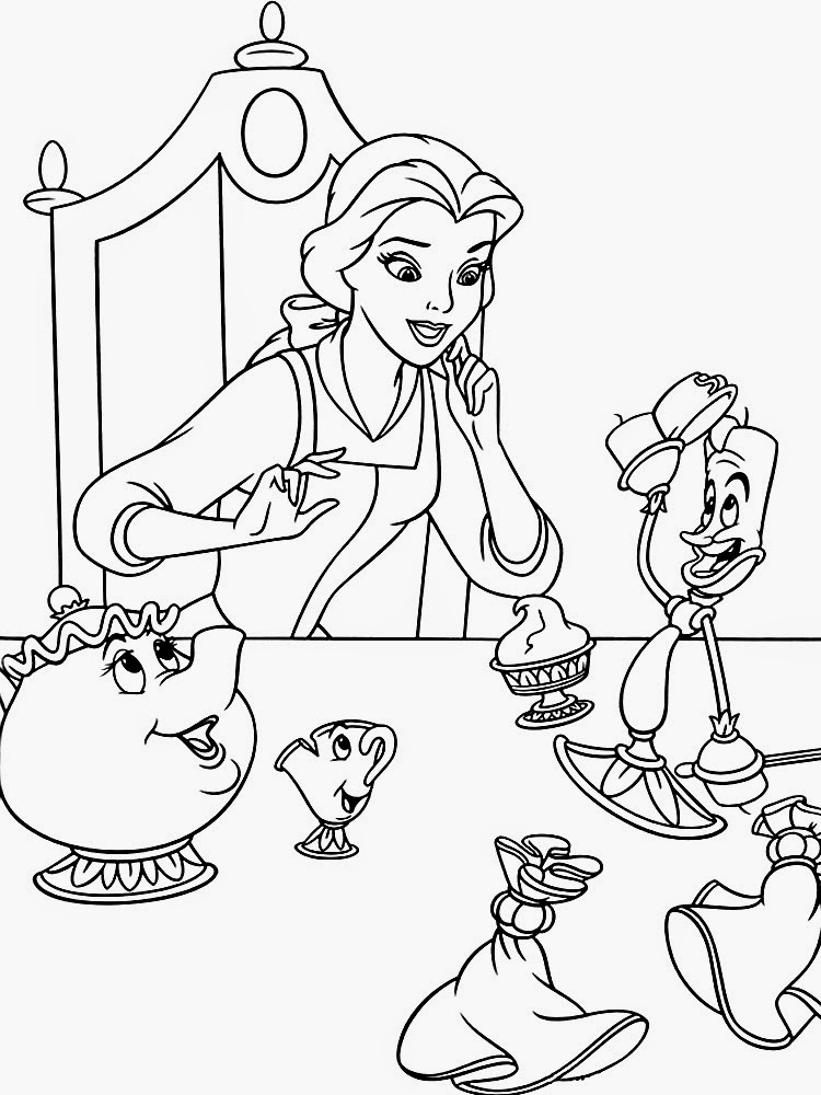 Coloring Pages Belle Coloring Pages From Beauty And The Beast Free And Coloring Pages Belle Coloring Pages From Beauty And The Beast Free And