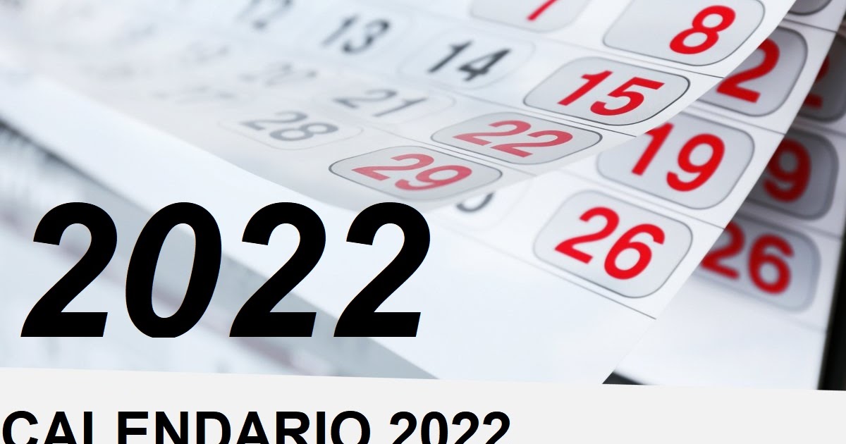 Calendario 2022 da stampare Foglio unico