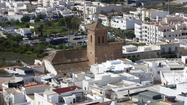 Iglesia Santa Maria de Níjar desde la Atalaya