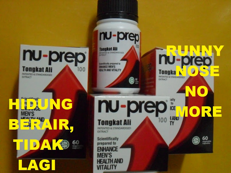 No more, runny nose Nu-Prep 100 long jack US,EU patent