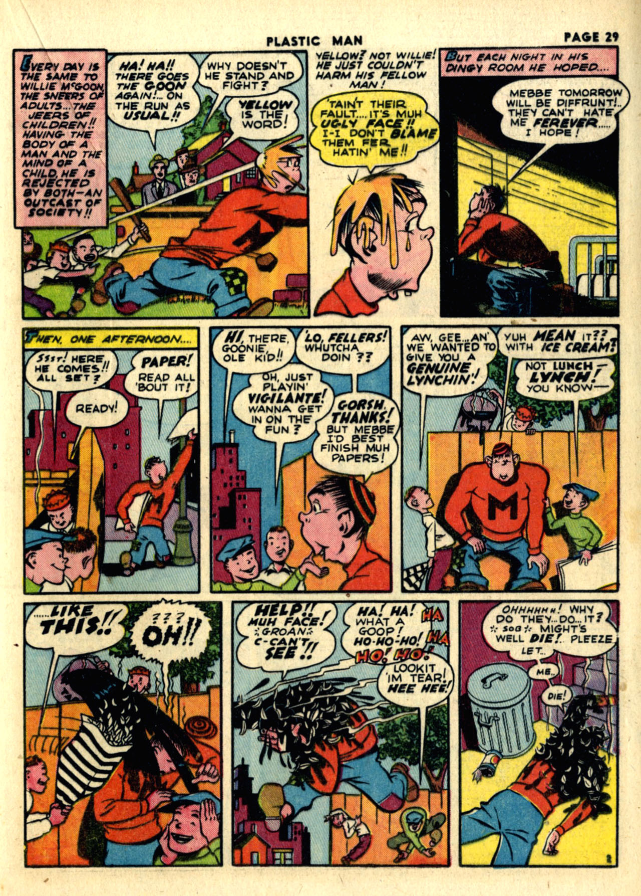 Read online Plastic Man (1943) comic -  Issue #1 - 31