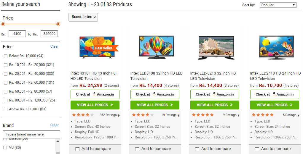 Too many LED TV brands in the market Which one to buy? eNidhi India