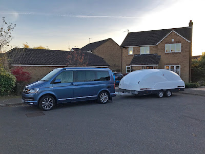 Volkswagen T6 California and Brian James Trailer - all ready for a Road Trip to Ledenon