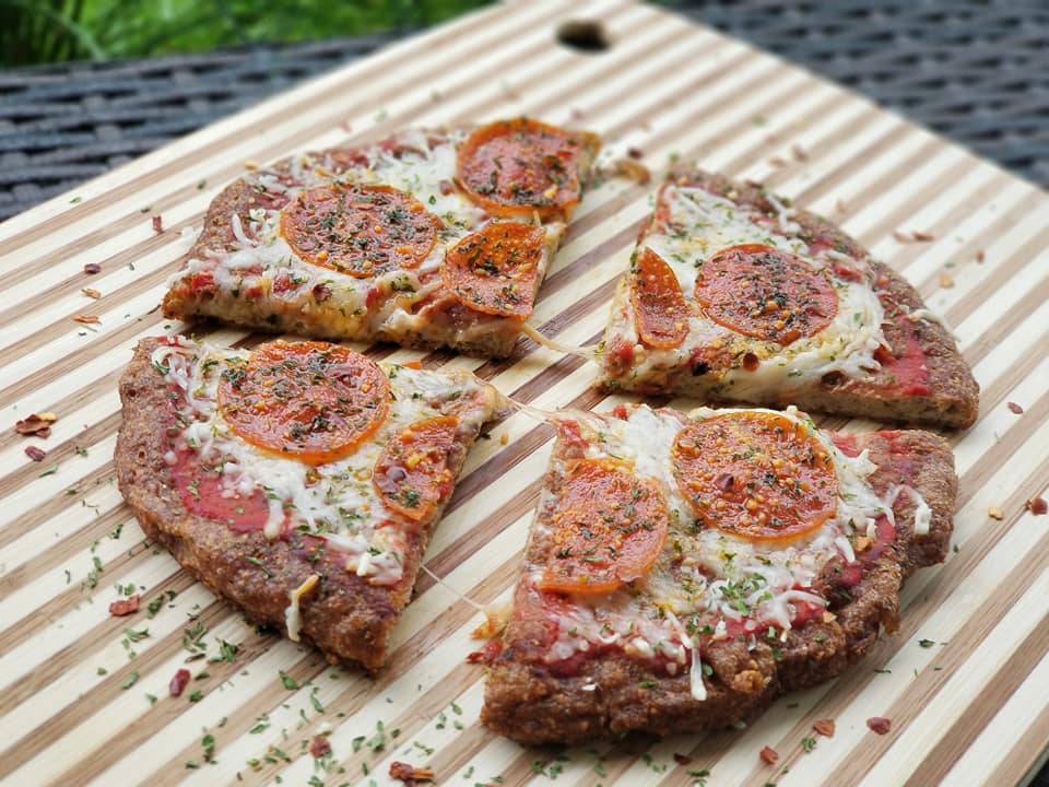 Keto Fry Bread pizza crust