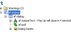 Drop poll component inside popup