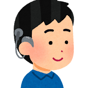 人工内耳を付けた人のイラスト(男の子)