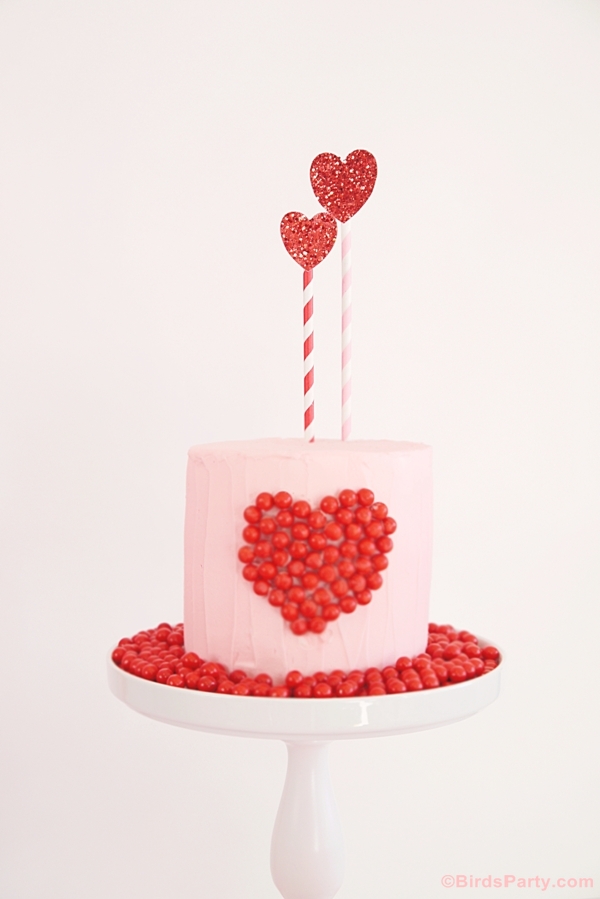 DIY Valentine\'s Day Sweet Heart Cake - Party Ideas | Party ...