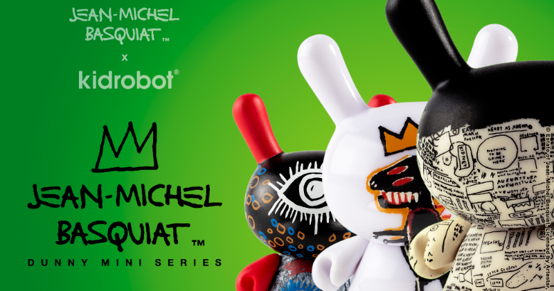 Jean-Michael Basquiat Dunny Mini Series by Kidrobot Gold Ideal