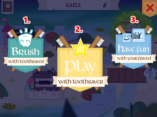 Tooth Savior 兒童電子閱讀第一品牌: Toothsavers Brushing Game:牙齒捍衛戰