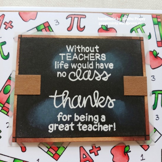 Classy Teachers Cards by September Guest Designer Sindhu Prajay | Classy Teachers Stamp Set by Newton's Nook Designs #newtonsnook #handmade