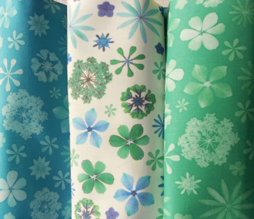 My Petal Press Garden Blog Pressed flowers on fabric