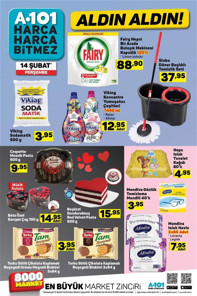 14 ŞUBAT 2019 A101 AKTÜEL ÜRÜNLER KATALOĞU