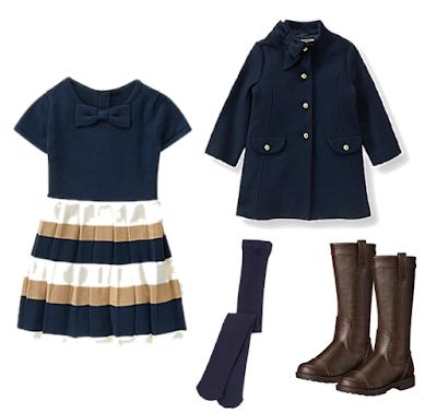 Navy and gold Outfit