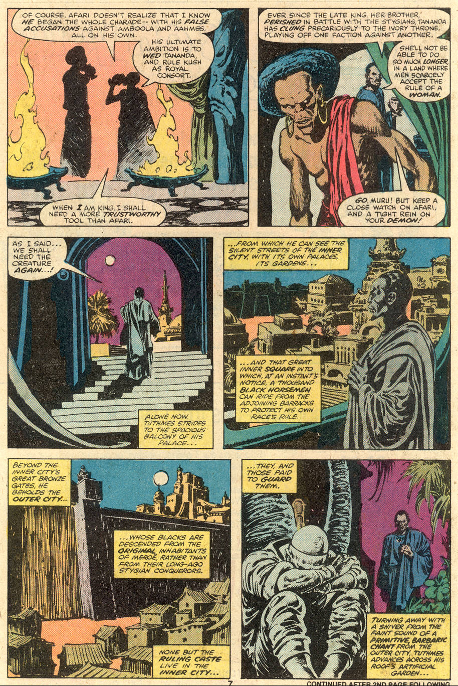 Read online Conan the Barbarian (1970) comic -  Issue #106 - 7