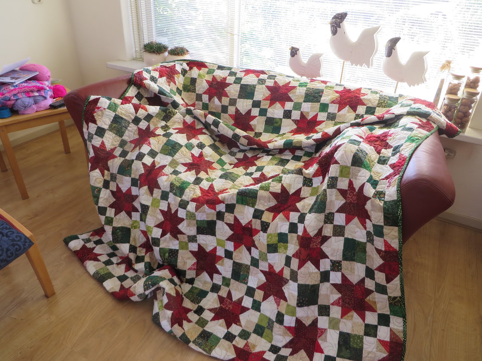 Country Christmas quilt