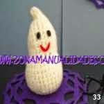 patron gratis fantasma amigurumi, free amigurumi pattern gosht