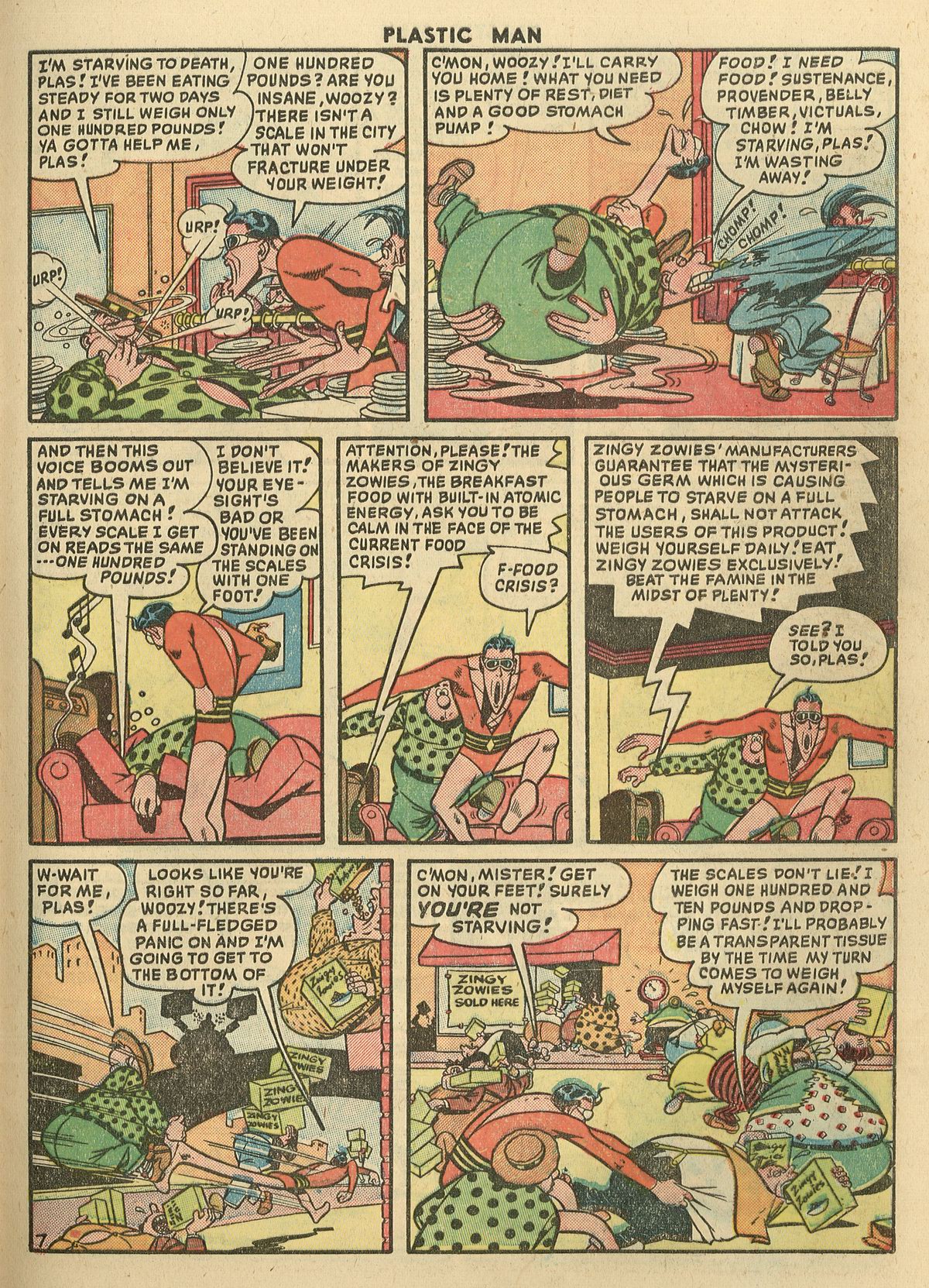 Read online Plastic Man (1943) comic -  Issue #22 - 29