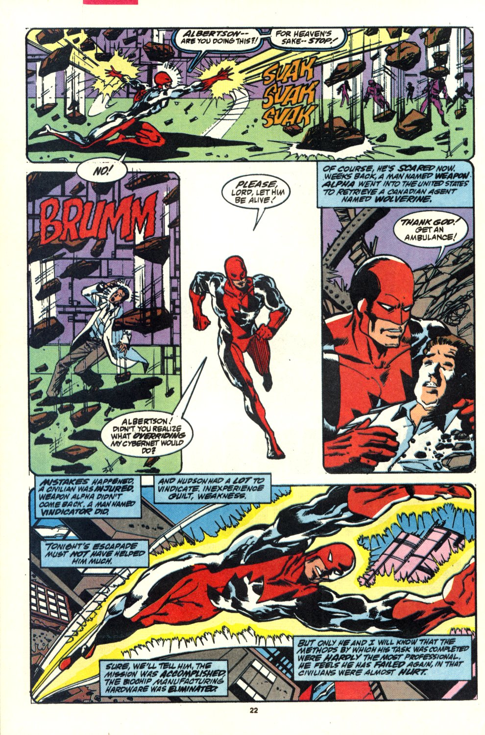 Read online Alpha Flight (1983) comic -  Issue #92 - 17