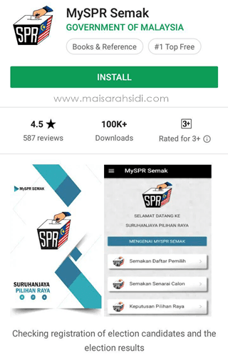 app MySPR Semak