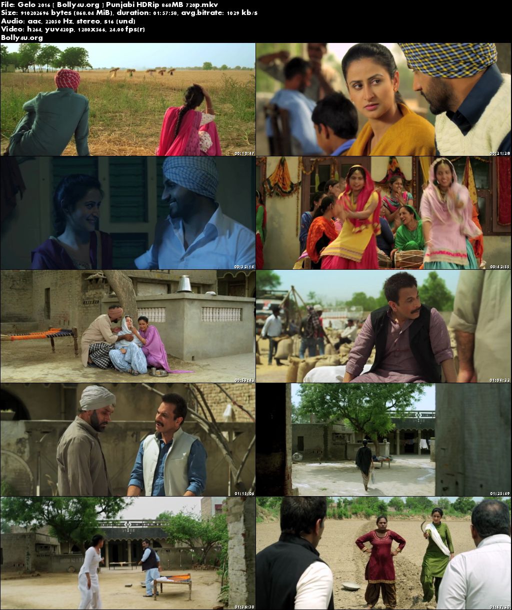 Gelo 2016 HDRip 850Mb Full Movie Punjabi 720p Download