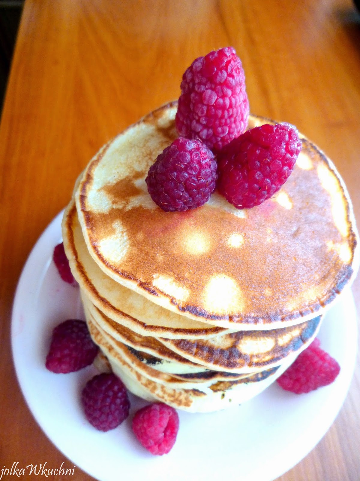 Jolka w kuchni Pancakes z serka homogenizowanego