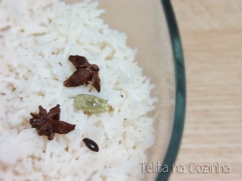 Telita na Cozinha arroz basmati indiano