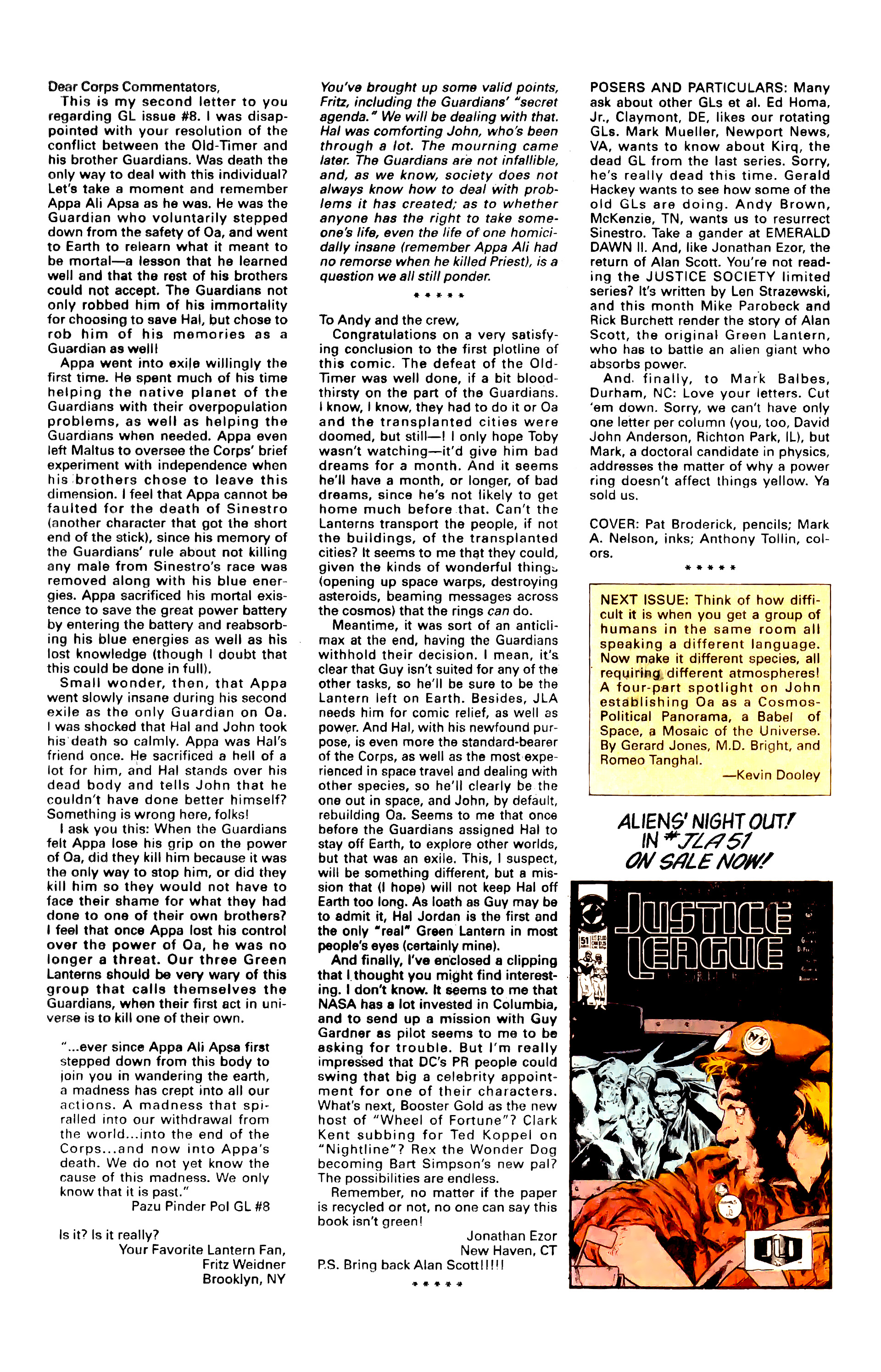 Read online Green Lantern (1990) comic -  Issue #13 - 41
