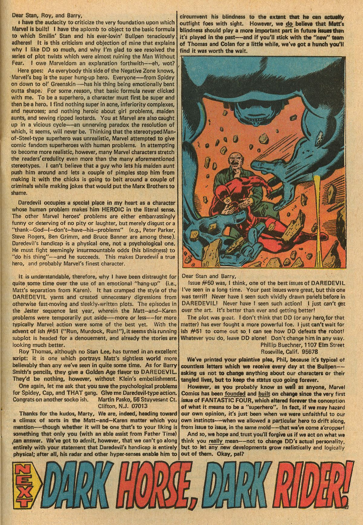 Read online Daredevil (1964) comic -  Issue #55 - 33