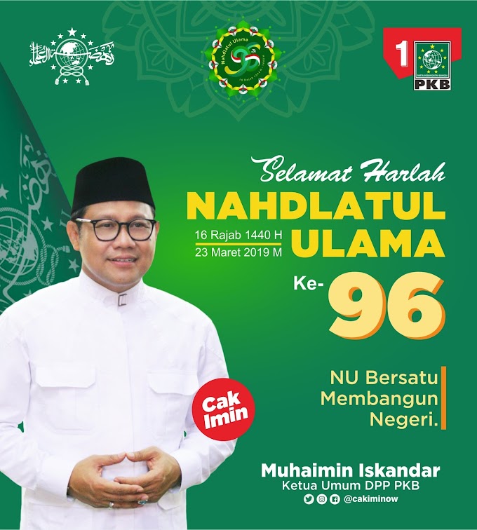 Selamat Harlah NU ke-96 - DPC PKB Kota Semarang