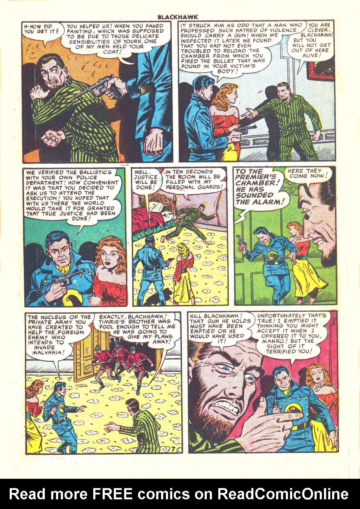 Read online Blackhawk (1957) comic -  Issue #44 - 48